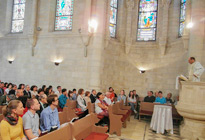 Weihnachtskirche in Bethlehem Raheb predigt Weihnachtskirche Bethlehem, Raheb predigt