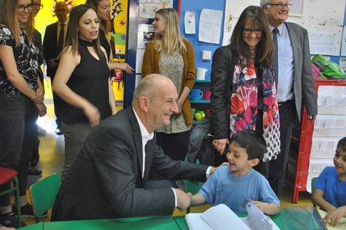 Brandenburgs Ministerpräsident Dietmar Woidke besucht Talitha Kumi