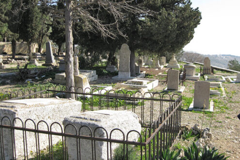 Protestantischer Friedhof in Jerusalem geschändet