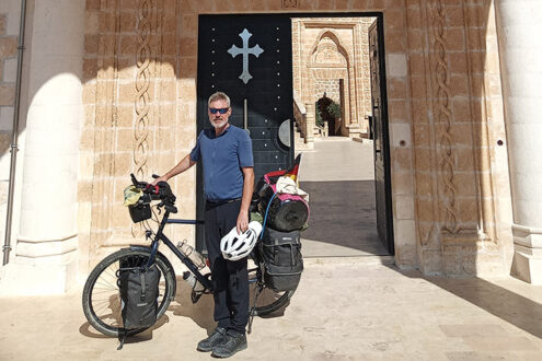 Mit dem Fahrrad von Nordfriesland nach Jerusalem